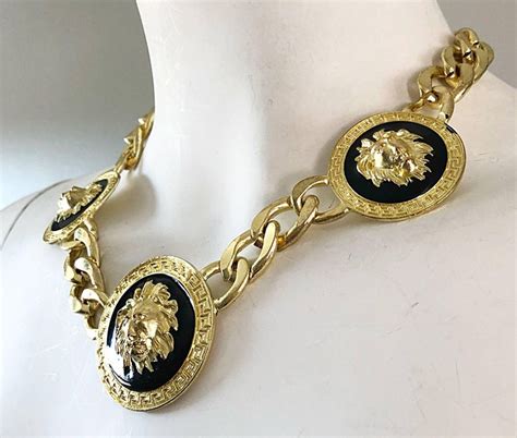 vintage versace choker|Vintage Versace Jewellery .